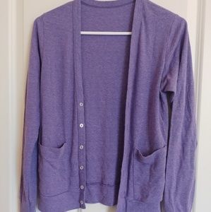Purple Cardigan